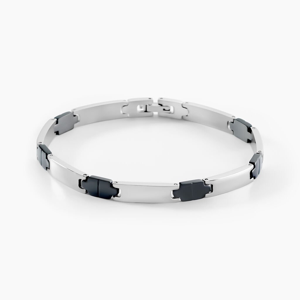 Bracelet Tim Acier Blanc - Bracelets Homme | Histoire d&rsquo;Or