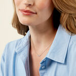 Collier Eclat d'Aurore Argent Blanc Oxyde De Zirconium - Colliers fantaisie Femme | Histoire d&rsquo;Or