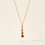 Collier Josephine Or Jaune Rubis - Colliers Femme | Histoire d&rsquo;Or