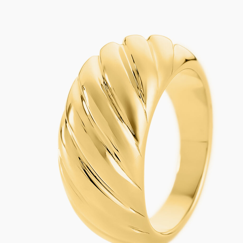 Bague Nemee Acier Jaune - Bagues fantaisie Femme | Histoire d’Or