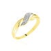 Bague Amayas Or Bicolore Diamant - Bagues avec pierre Femme | Histoire d’Or