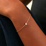 Bracelet Husam Or Jaune Oxyde De Zirconium - Bracelets Femme | Histoire d&rsquo;Or