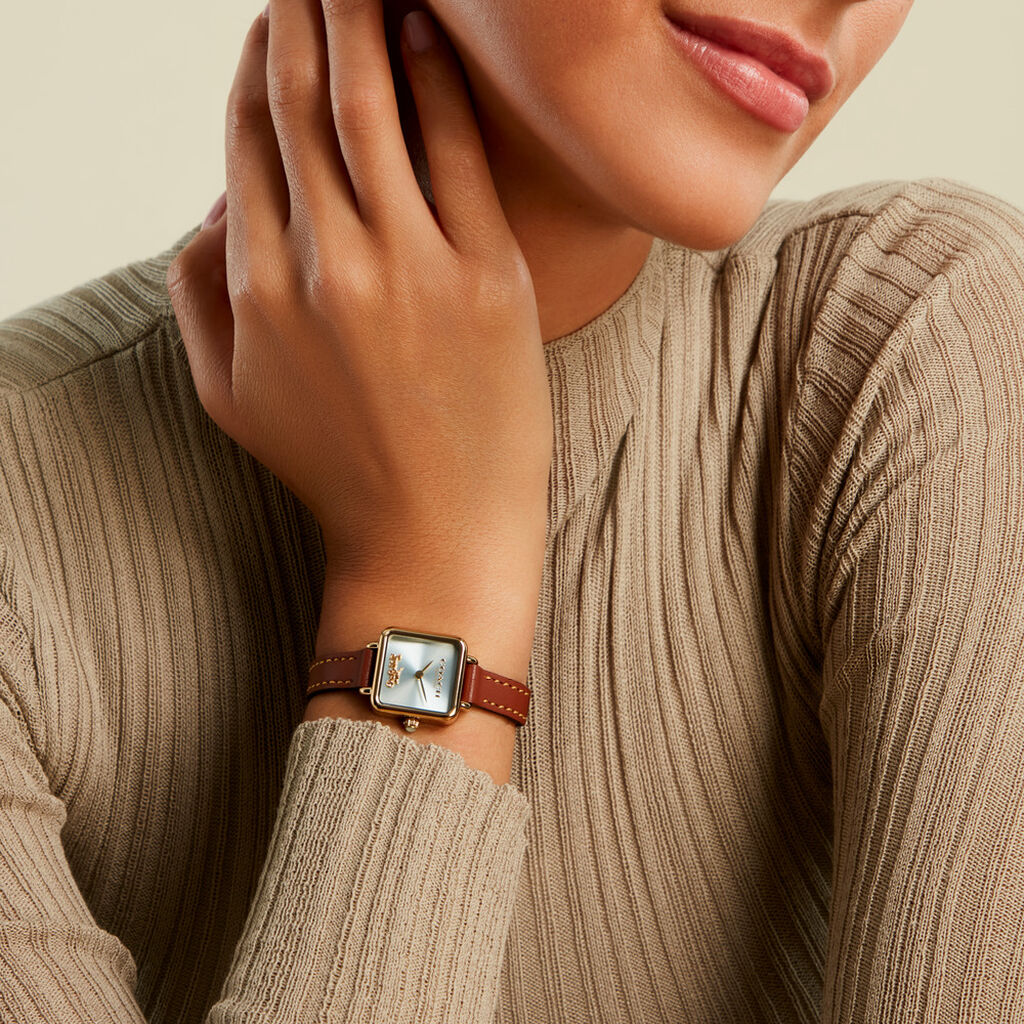Montre Coach Cass Bleu Sky - Id&eacute;es cadeaux Femme | Histoire d&rsquo;Or