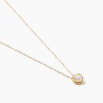 Collier Manjula Or Jaune Oxyde De Zirconium - Colliers Femme | Histoire d&rsquo;Or