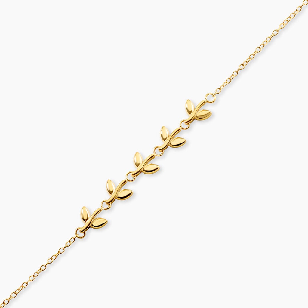 Bracelet Magaly Acier Jaune - Bijoux sans pierre Femme | Histoire d&rsquo;Or
