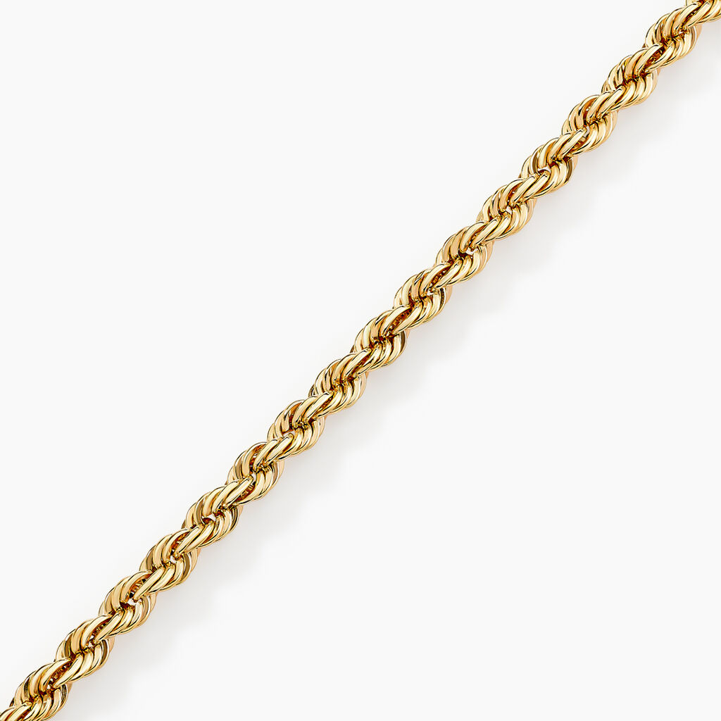 Bracelet Jerry Maille Corde Or Jaune - Bracelets chaîne Femme | Histoire d’Or