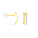 Boucles D'oreilles Puces Belinda Or Jaune Diamant - Clous d'oreilles Femme | Histoire d&rsquo;Or