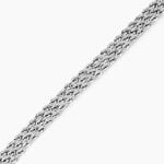 Bracelet Jerry Maille Corde Or Blanc - Bracelets cha&icirc;ne Femme | Histoire d&rsquo;Or