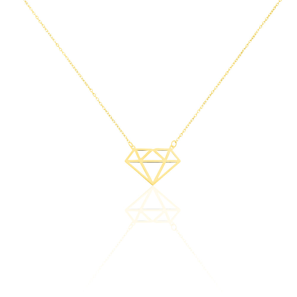 Bijoux Or Forcat Sans pierre Jaune 375/1000 45cm - B3CFJW0021E • Histoire  d'Or