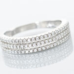 Bague Isora Argent Blanc Oxyde De Zirconium - Bagues avec pierre Femme | Histoire d&rsquo;Or