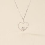 Collier Or Blanc Adwoa Diamants - Colliers Femme | Histoire d&rsquo;Or