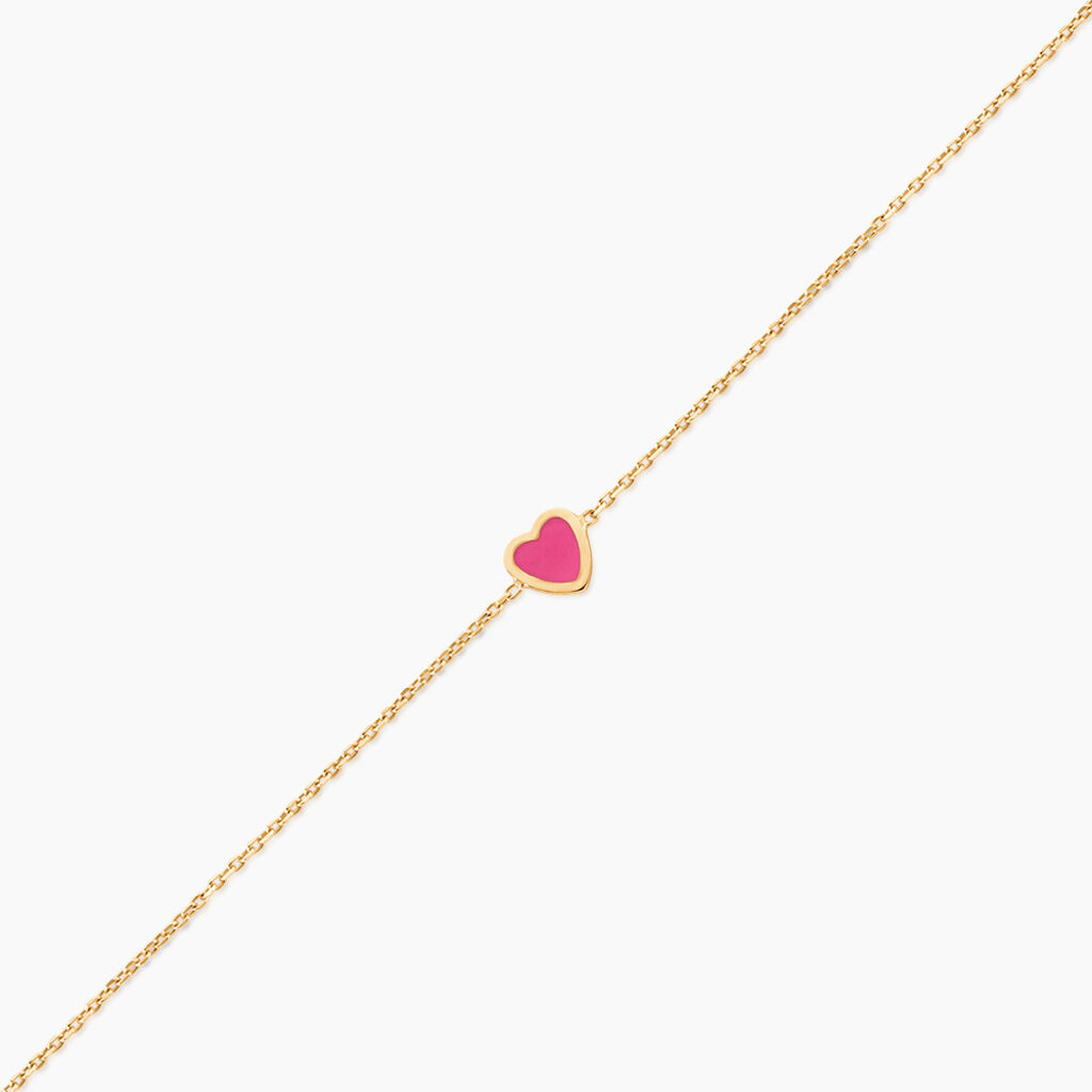 Bracelet Dulcie Coeur Or Jaune Nacre - Bracelets Enfant | Histoire d&rsquo;Or