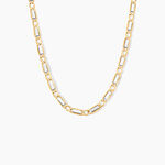Collier Danae Plaquette Or Bicolore - Chaines Homme | Histoire d&rsquo;Or