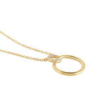 Collier Essia Plaque Or Jaune Oxyde De Zirconium - Colliers fantaisie Femme | Histoire d&rsquo;Or