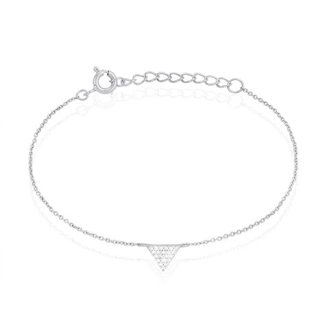 Bracelet Cassandre Argent Blanc Oxyde De Zirconium - Bracelets Femme | Histoire d’Or