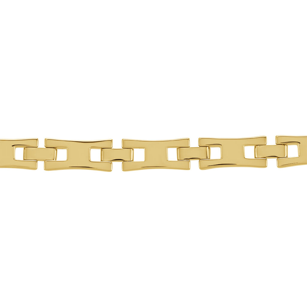 Bracelet Plaqu&eacute; Or Jaune Stefano - Bracelets cha&icirc;ne Homme | Histoire d&rsquo;Or
