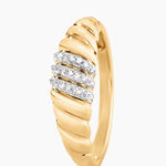 Bague Khadiga Or Jaune Diamant - Bagues avec pierre Femme | Histoire d&rsquo;Or