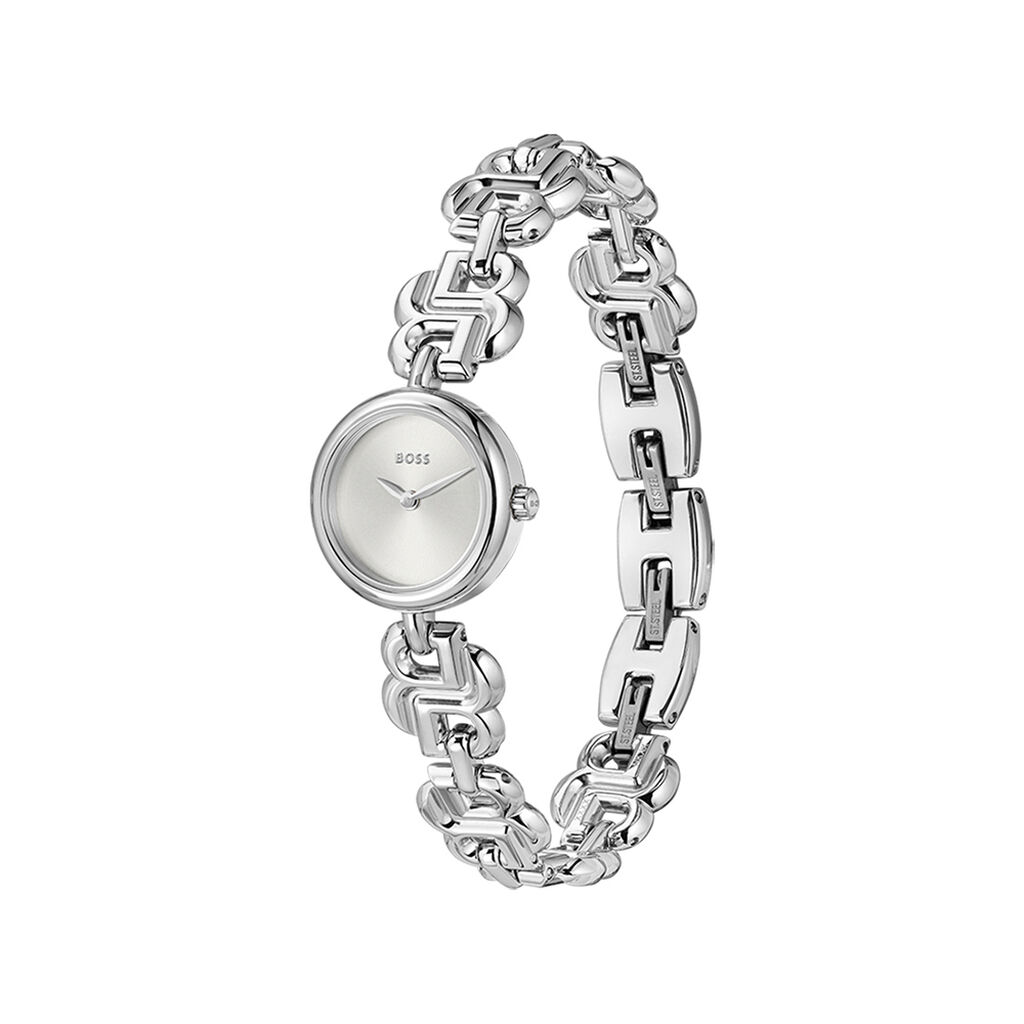Montre Boss Double B Dressy Argent&eacute; - F&ecirc;te des m&egrave;res Femme | Histoire d&rsquo;Or
