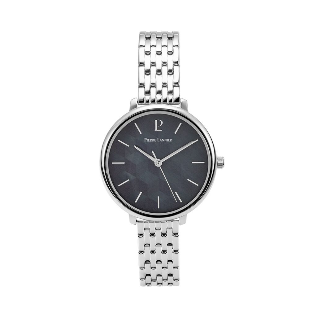Montre Pierre Lannier Mirage Acier Argent&eacute; - F&ecirc;te des m&egrave;res Femme | Histoire d&rsquo;Or