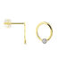 Boucles D'oreilles Puces Or Jaune Shyla Diamants - Clous d'oreilles Femme | Histoire d’Or