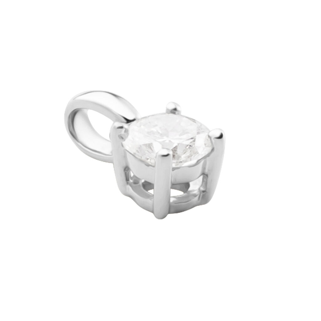 Pendentif Aphrodite Or Blanc Diamant - Pendentifs Femme | Histoire d’Or