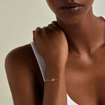 Bracelet Falling Star Argent Dor&eacute; A L'Or 750/1000 Oxyde De Zirconium - Bracelets Femme | Histoire d&rsquo;Or