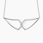 Collier Sautoir Adelind Acier Blanc - Sautoirs Femme | Histoire d&rsquo;Or