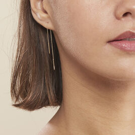 Boucles D'oreilles Pendantes Chloee Or Jaune - Boucles d'oreilles pendantes Femme | Histoire d’Or