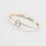 Solitaire Or Jaune Philys Oxyde De Zirconium - Bagues solitaires Femme | Histoire d&rsquo;Or