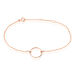 Bracelet Andrina Or Rose Diamant - Bracelets Femme | Histoire d’Or