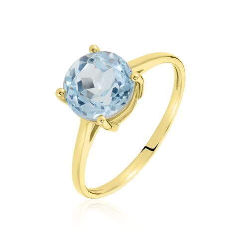 Bague Or Jaune Wilfreda Topaze - Bagues solitaires Femme | Histoire d&rsquo;Or