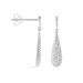 Boucles D'oreilles Puces Celine Or Blanc Diamant - Boucles d'oreilles pendantes Femme | Histoire d’Or