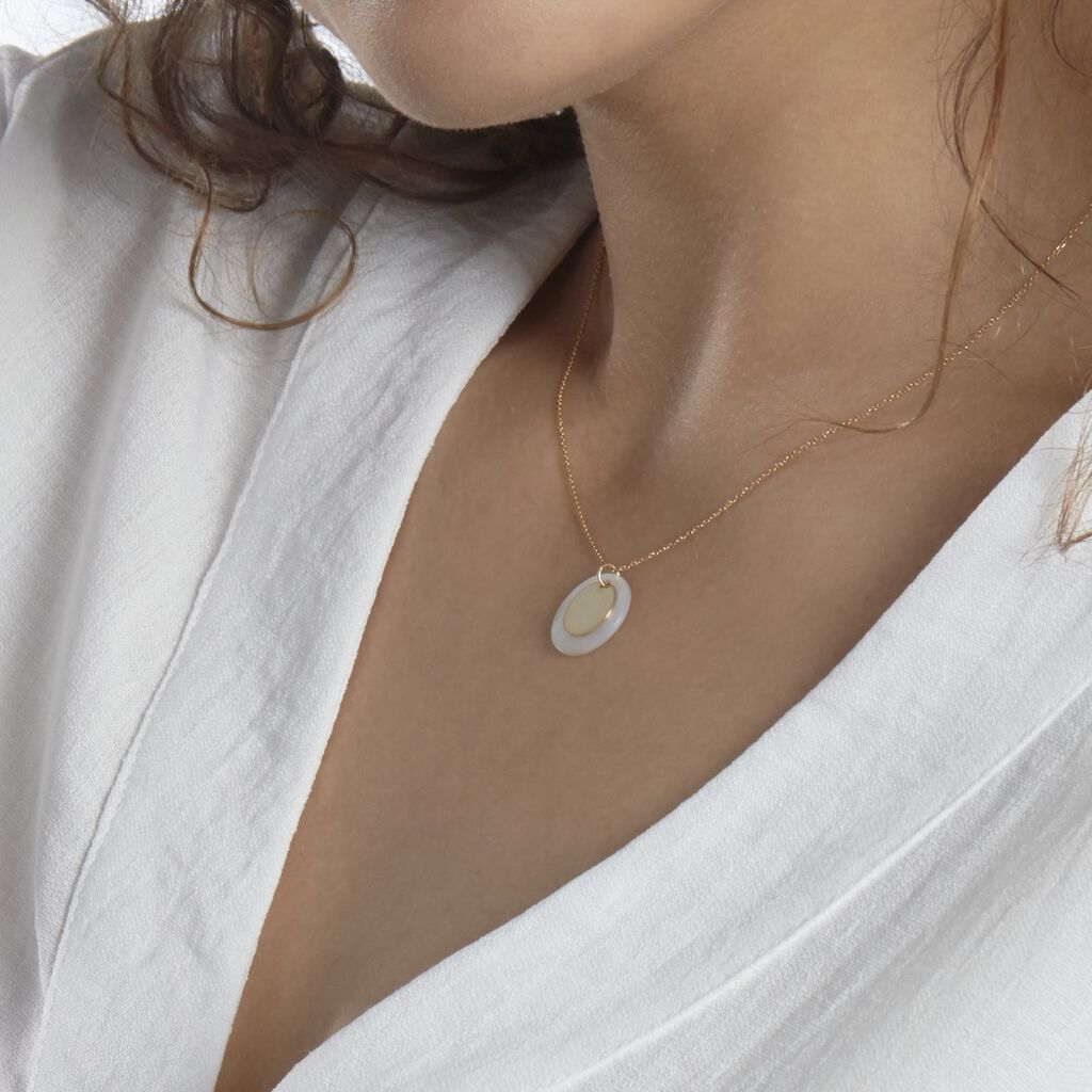 Collier Abani Or Jaune Nacre - Colliers Femme | Histoire d’Or