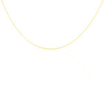 Cha&icirc;ne Igoa Maille For&ccedil;at Diamantee Or Jaune - Chaines Enfant | Histoire d&rsquo;Or