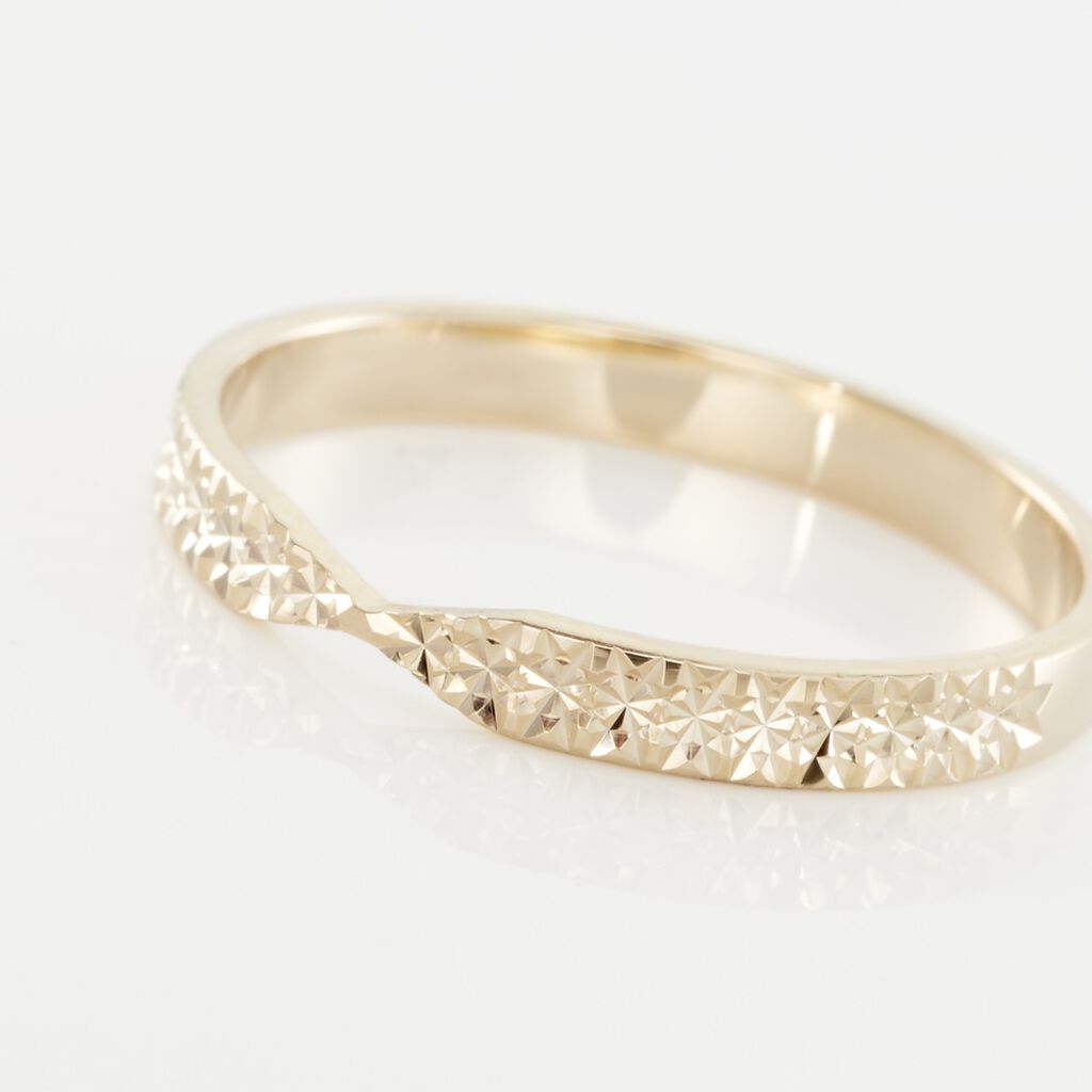Alliance Or Jaune Diamantee - Alliances Unisex | Histoire d&rsquo;Or
