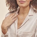 Collier Argent Gaucher Oxydes De Zirconium - Colliers fantaisie Femme | Histoire d&rsquo;Or