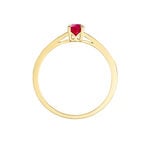 Bague Hardy Or Jaune Rubis Diamant - Bagues solitaires Femme | Histoire d&rsquo;Or