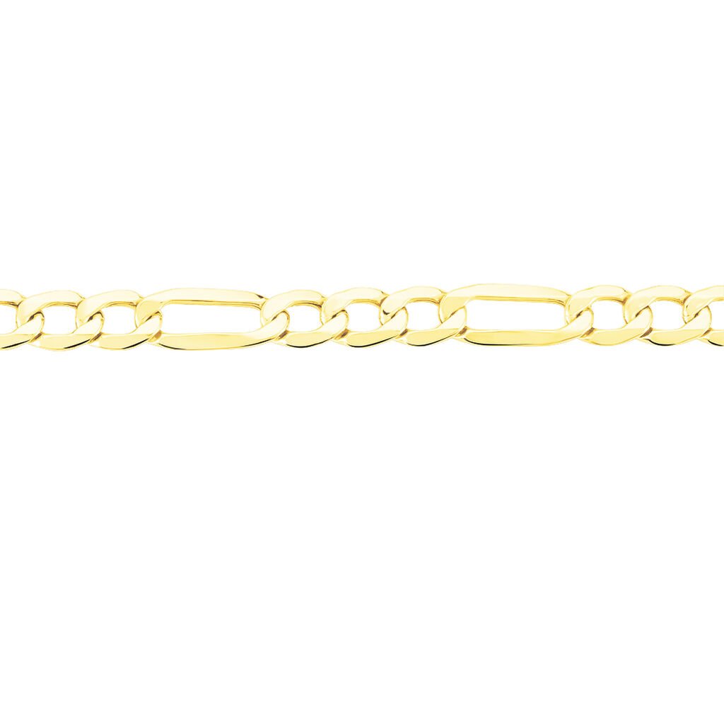 Bracelet Or Jaune Maille Alternée - Bracelets chaîne Homme | Histoire d’Or