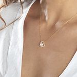 Collier Or Jaune Cagiris Oxydes Et Perle De Culture - Colliers Femme | Histoire d&rsquo;Or