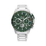 Montre Tommy Hilfiger Bank Vert - F&ecirc;te des p&egrave;res Homme | Histoire d&rsquo;Or