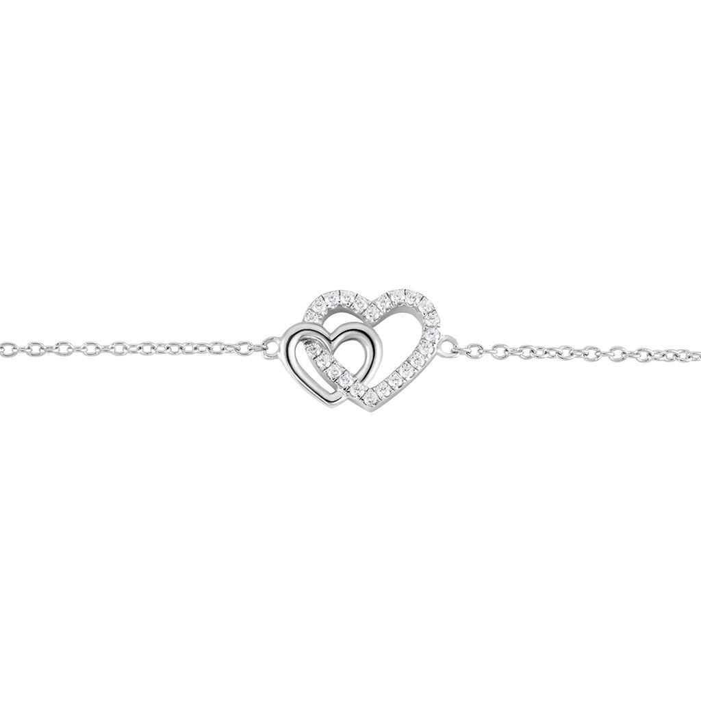 Bracelet Argent Blanc Marina Oxydes De Zirconium - Bracelets Femme | Histoire d’Or