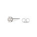 Boucles D'oreilles Puces Magnolia Or Blanc Diamant - Clous d'oreilles Femme | Histoire d’Or