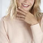 Alliance Fantaisie Diamantee Ruban Plat Or Blanc - Alliances Unisex | Histoire d&rsquo;Or