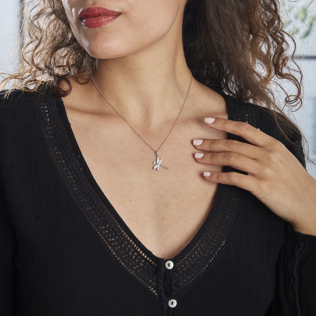 Collier Jengen Argent Oxydes De Zirconium - Colliers fantaisie Femme | Histoire d’Or