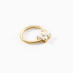 Piercing Fu Or Jaune Oxyde De Zirconium - Piercings d'oreilles Femme | Histoire d&rsquo;Or