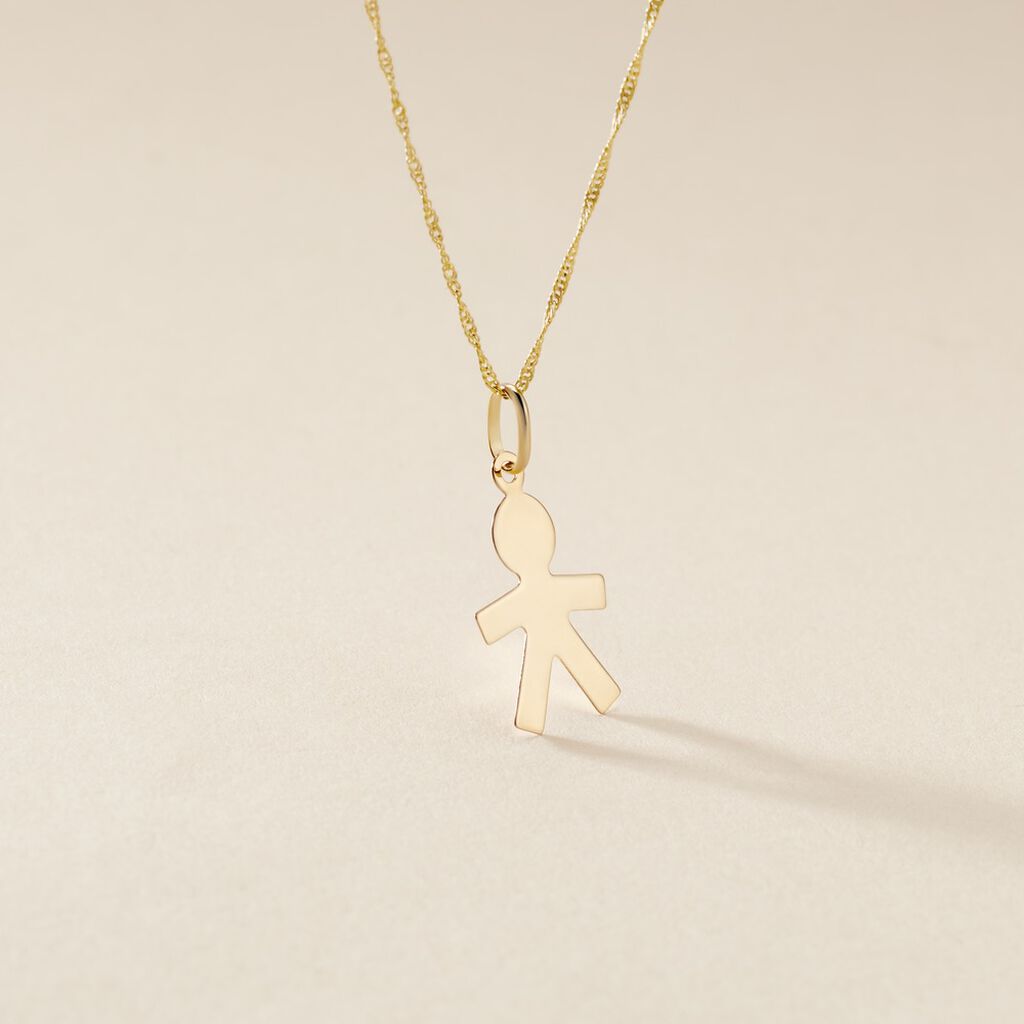 Pendentif Estrellita Garcon Or Jaune - Pendentifs Famille | Histoire d&rsquo;Or
