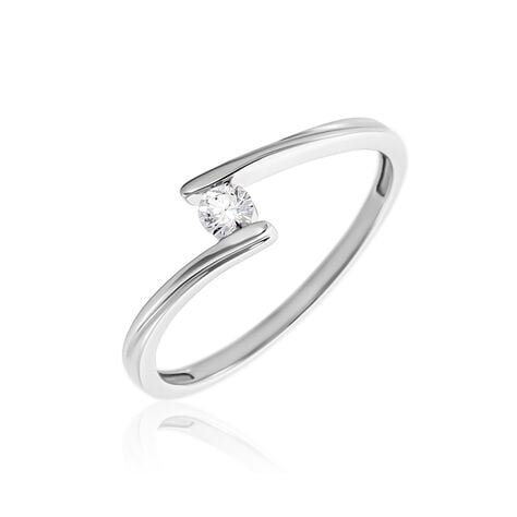 Bague Platine Nereida Diamant - Bagues solitaires Femme | Histoire d&rsquo;Or