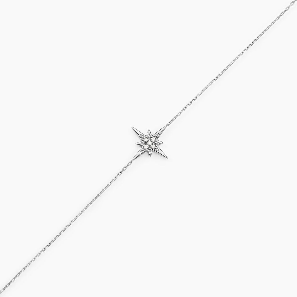 Bracelet Aveline Or Blanc Diamant - Bracelets Femme | Histoire d’Or