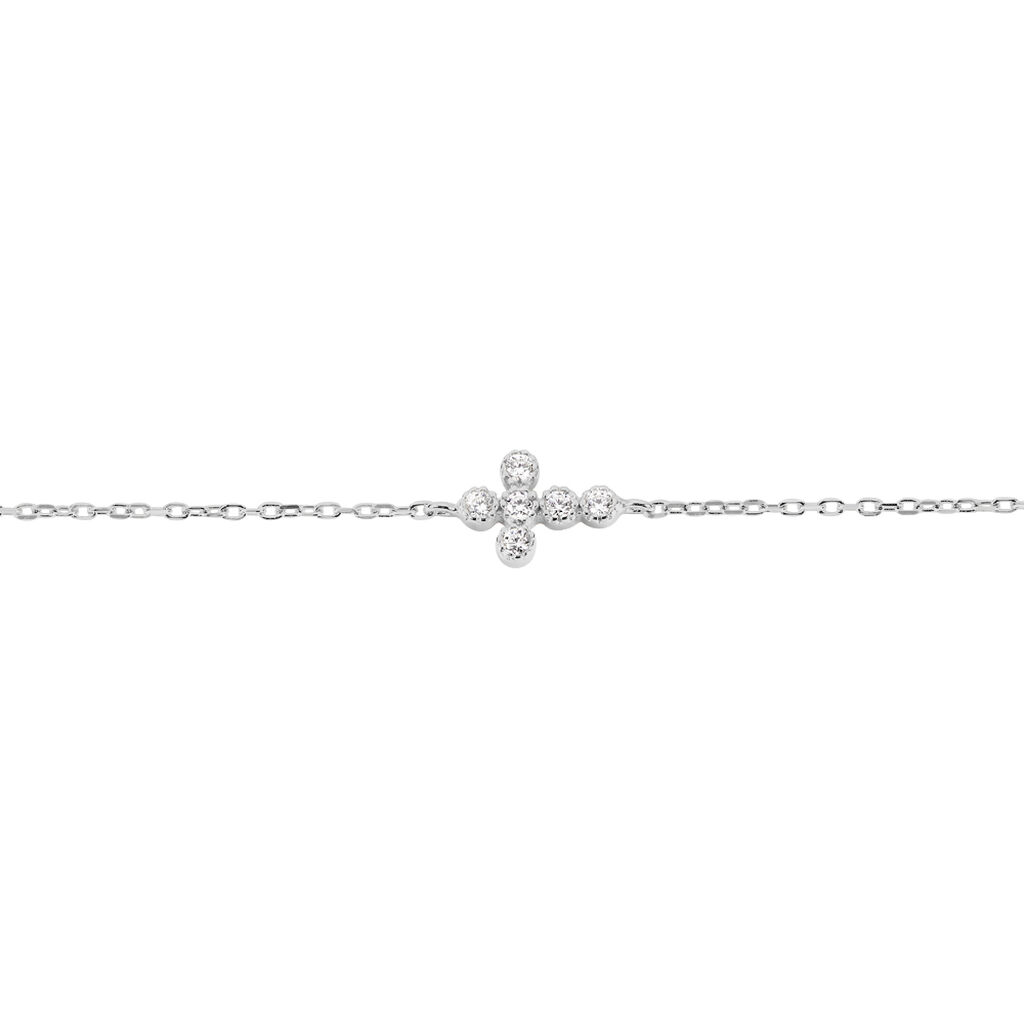 Bracelet Priscus Argent Blanc Oxyde De Zirconium - Bracelets Femme | Histoire d’Or
