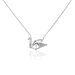 Collier Origami Argent Blanc Oxyde De Zirconium - Colliers fantaisie Femme | Histoire d’Or